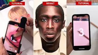 TikTok Drawing Transition Ideas Tutorials and Results Part 1