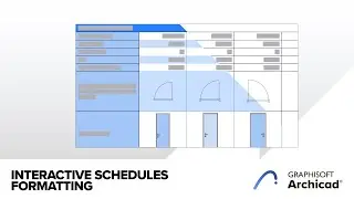 What's new in Archicad  - Schedule Formatting Improvements
