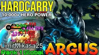 HardCarry Argus 10,000+ Hero Power - Top 1 Global Argus by LimitMikasa25 - MLBB