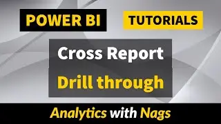 Cross Report Drill through in Power BI | Power BI Tutorial (56)