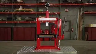 Strongway Benchtop Hydraulic Shop Press with Gauge - 10-Ton