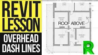 Dashed Overhead Elements in Floor Plan - Revit Tutorial