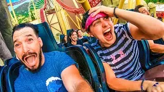 TAKING OVER AN AMUSEMENT PARK!! w/ Sam, Colby, Corey & Andrea