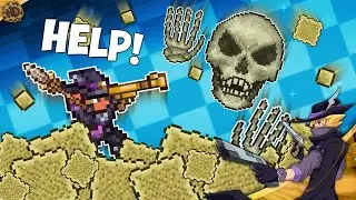 Using the SANDGUN went as expected in MASTER MODE Terraria...