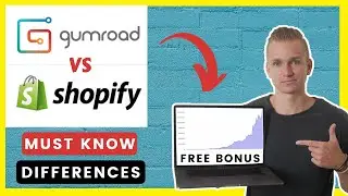 Gumroad vs Shopify 2025 (How To Sell Digital Products Online)
