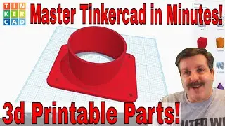 Make useful parts for 3d printing FAST using Tinkercad