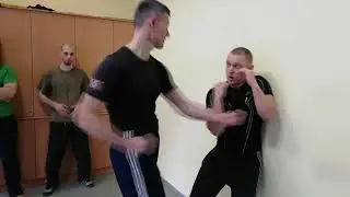 A drill to move more natural in protection and contra attack