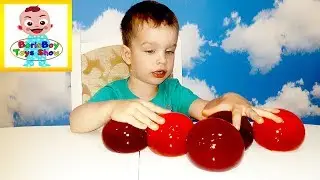 Челлендж  желейные МЯЧИКИ ПОПРЫГУНЧИКИ Jumping Jelly Balls Challenge