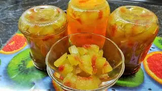 Варенье из Арбузных корок в Ананасовом соке на зиму!!! Нереально вкусные ЦУКАТЫ!