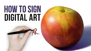 Adding a Signature to Your Digital Art - Tutorial