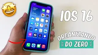 Organizando iOS 16 do zero no iPhone XR