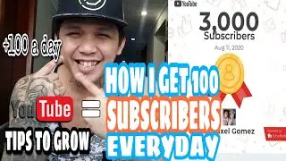 PAANO MAGKAROON NG 100 SUBSCRIBERS A DAY | HOW TO GAIN SUBSCRIBERS A DAY | HAPPY 3K | EXPLAINED 2020