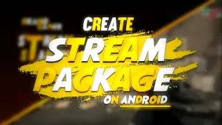 create a perfect animated stream package on android | stream starting soon | ps touch