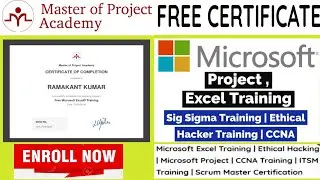 Master of Project Academy Free Online Course | Microsoft Project Training Certificate