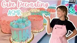 Satisfying Real-Time Cake Decorating ASMR | [No Talking] [No Music]