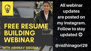 Resume Building Webinar | ATS | Types of resumes one needs | Fresher & Experienced covered | English