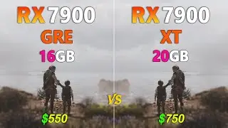 AMD RX 7900 GRE 16GB vs RX 7900 XT 20GB - Test in 7 Games Max Quality