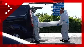 Duplice omicidio nel casertano, onoranze funebri sul posto a Succivo