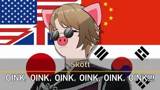 Skott oinking in ALL languages | Honkai: Star Rail