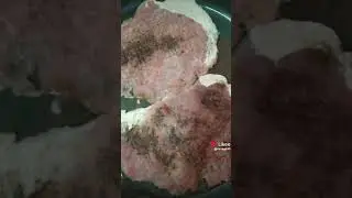 Мясо по- французски с грибами на сковородке на скорую руку. 