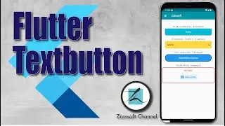 #5 Flutter Textbutton Example | Flutter Tutorials | Material Components Widgets