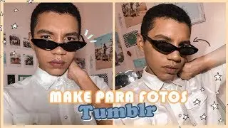 MINHA MAKE PARA TIRAR FOTOS TUMBLR// MARCELOWYURY
