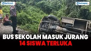 14 Siswa Terluka usai Bus Sekolah Masuk Jurang di Batui Banggai