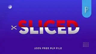How To Make Sliced Text Effect | Pixellab Tutorial | Text Design in Pixellab