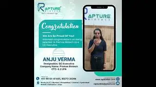 Placement Feedback by Anju Verma