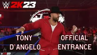 WWE 2K23: Tony D'Angelo (Race To NXT DLC Pack) Full Official Entrance!