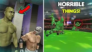 11 Horrible Things That Happened In WWE Games