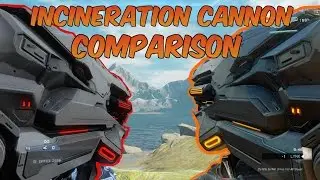 Halo 5: Incineration Cannon Comparison