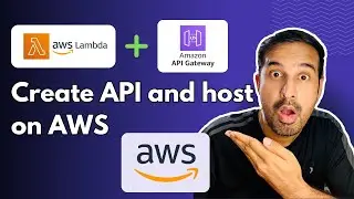Create an API and host on AWS 🤩 | AWS Lambda & AWS API Gateway | AWS Tutorial 🔥 