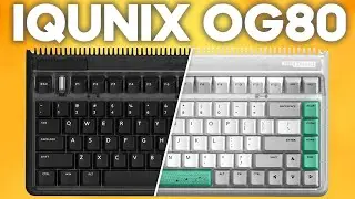 Iqunix OG80 Dark Side & Worm Hole Review & Typing Test