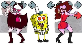 FNF Spooky Battle with Nickelodeon Characters | Friday Night Funkin' Animation