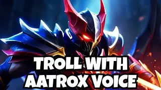 AATROX VOICE CHANGER ON LEAGUE OF LEGENDS! #gaming #leagueoflegends #funny #trolling #shorts