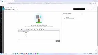 Setting Up a Discussion in BB Ultra