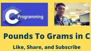 Pounds To Grams in C