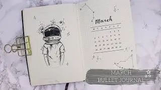 March Bullet Journal | PLAN WITH ME | Space