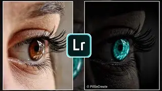 Change COLOUR of EYE DRAMATICALLY in Lightroom Mobile