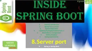 8 Spring Boot Internals || Server port in Spring Boot Application