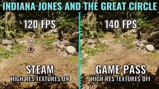 Indiana Jones and the Great Circle High Resolution Textures On vs Off - RTX 3070 - 1440p