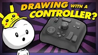 ART AS VIDEO GAME!??! -- Trying out TourBox Elite in Clip Studio Paint!
