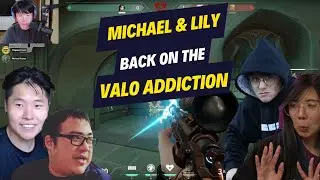 Michael Reeves & Lilypichu back on the VALORANT Addiction with Toast Scarra & Seanic