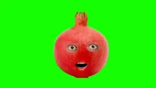 Pomegranate talking green screen fruits Talking fruits Brain Master