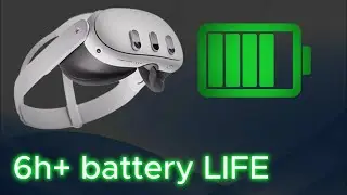How to make Meta Quest 3 battery last longer.