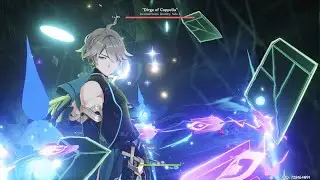 Trying out Alhaitham hyperbloom against my new favourite punching bag