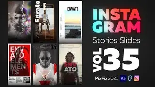 After Effects Template: Instagram Stories Slides