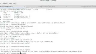 How to manage Network Connection Manager   in RHEL 7.2
