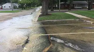 Water line break   2101 SW 21st Street   071517